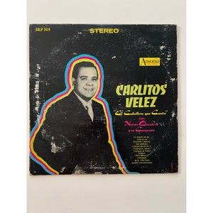 Carlitos Velez El Caballero Que Canta LP Ansonia Records SALP 1474 VG